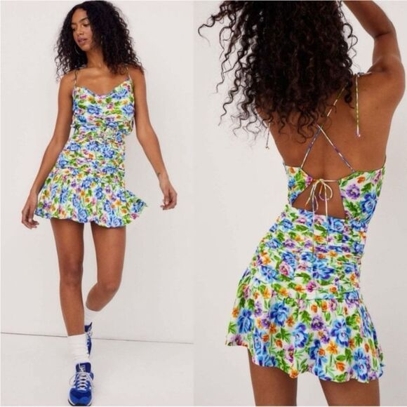 FOR LOVE AND LEMONS $240 Miranda Strappy Mini Dress - Picture 1 of 8